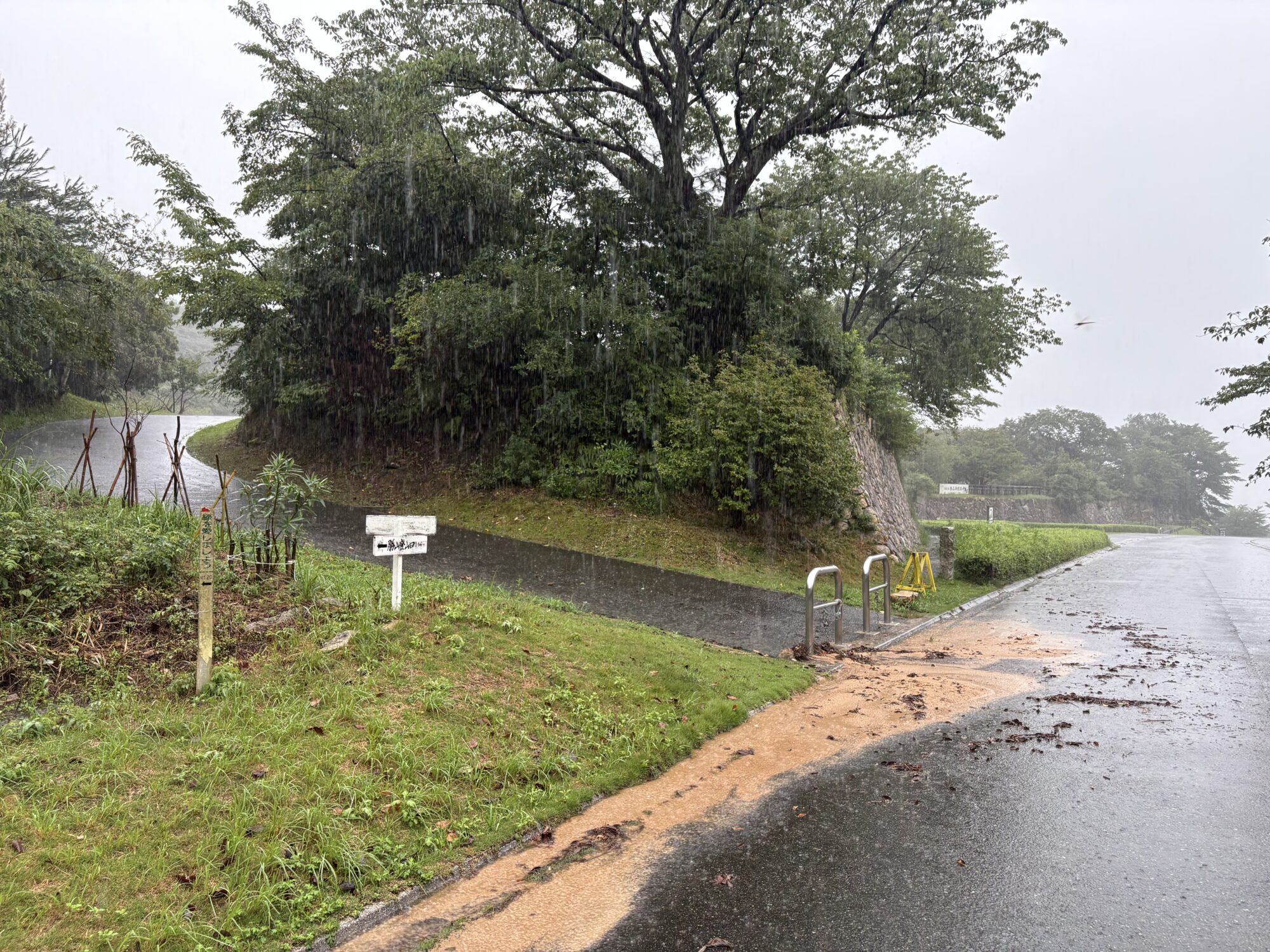 Title: ☔️記録的短時間大雨情報☔️ | Press-271 | Image No.6 | 有限会社 浜田造園 | 造園土木・公共工事 | 植栽工事・設計・施工 | 庭園、緑地、公共施設の管理育成 | 造園資材販売 | 山口県下関市