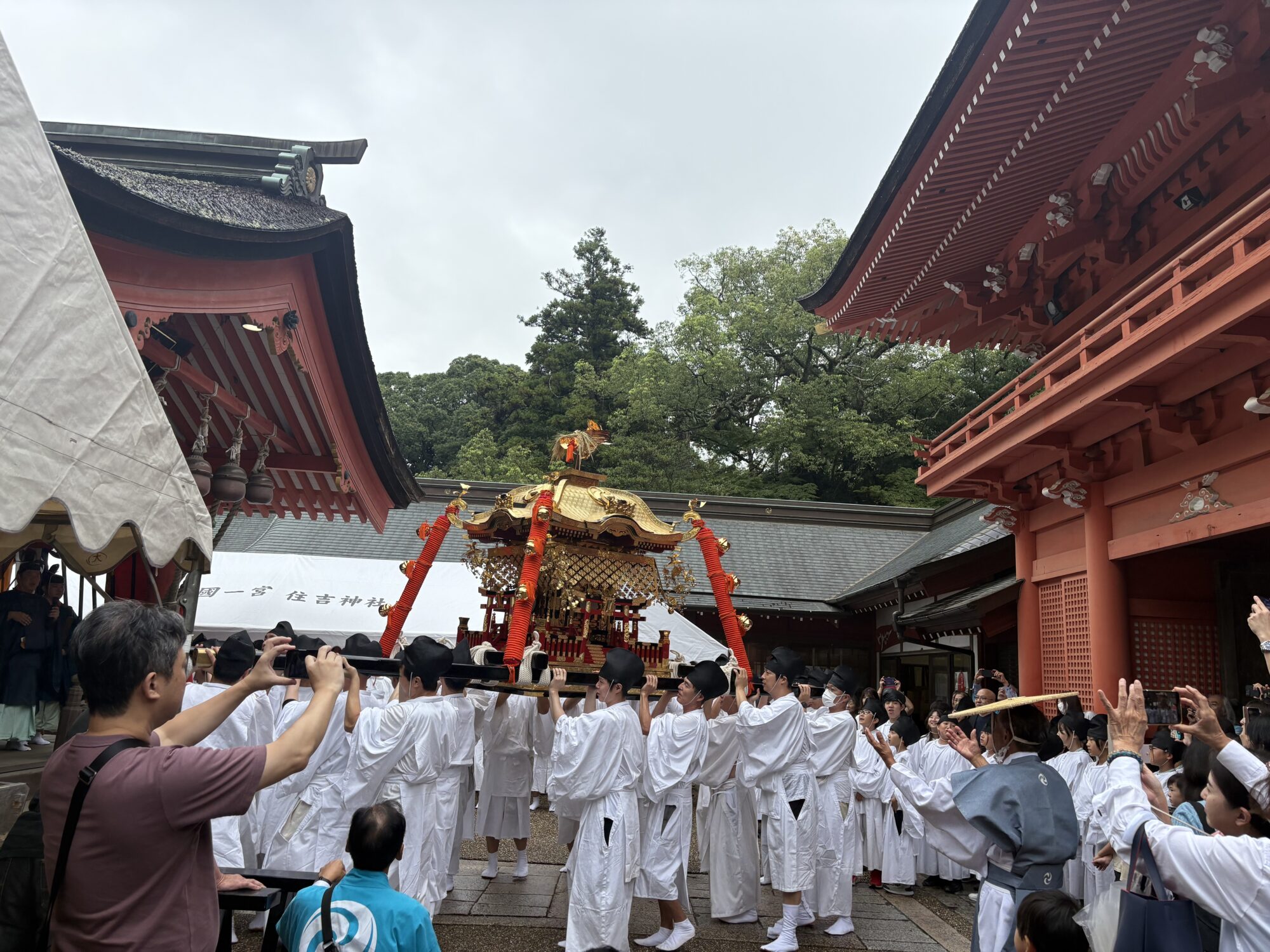 Title: 令和7年　住吉神社秋の大祭🍁 | Press-274 | Image No.8 | 有限会社 浜田造園 | 造園土木・公共工事 | 植栽工事・設計・施工 | 庭園、緑地、公共施設の管理育成 | 造園資材販売 | 山口県下関市