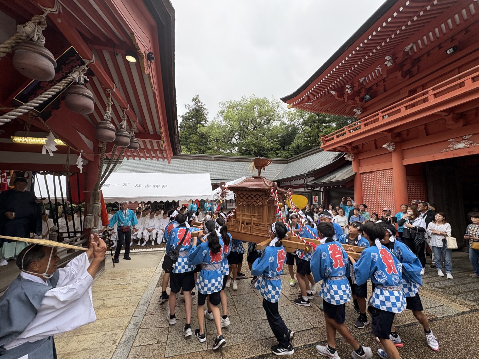 Title: 令和7年　住吉神社秋の大祭🍁 | Press-274 | Image No.2 | 有限会社 浜田造園 | 造園土木・公共工事 | 植栽工事・設計・施工 | 庭園、緑地、公共施設の管理育成 | 造園資材販売 | 山口県下関市